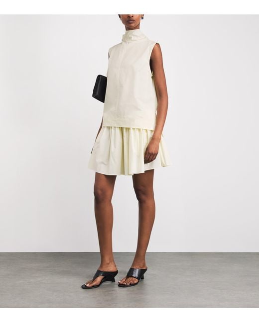 Brandon Maxwell White The Finn Blouse