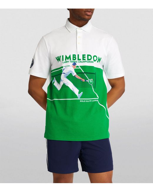 Polo Ralph Lauren Men's Wimbledon Logo-embroidered Polo Shirt