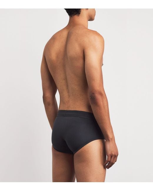 CHE Black Modal-Blend Briefs for men