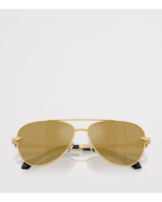 Versace Natural Metal Ve2283 Aviator Sunglasses for men