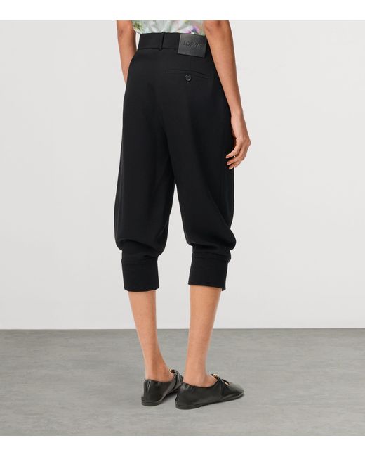 Loewe Blue Logo-Patch Longline Shorts