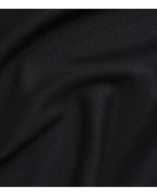 Giorgio Armani Black Cashmere Crew-Neck Sweater for men