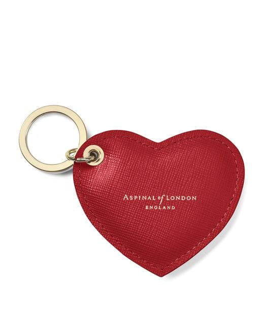 Aspinal Red Heart Keyring