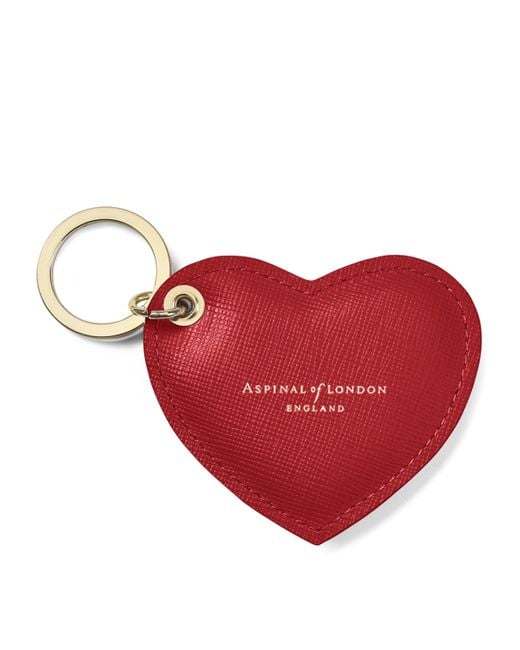 Aspinal Red Heart Keyring