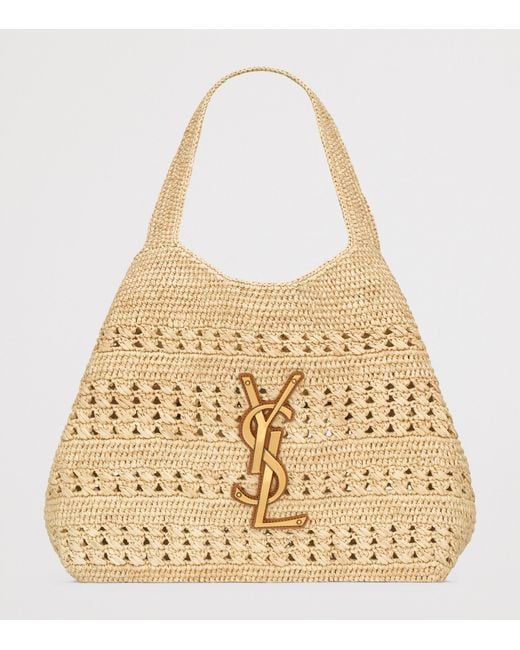 Saint Laurent Metallic Medium Icare Tote Bag