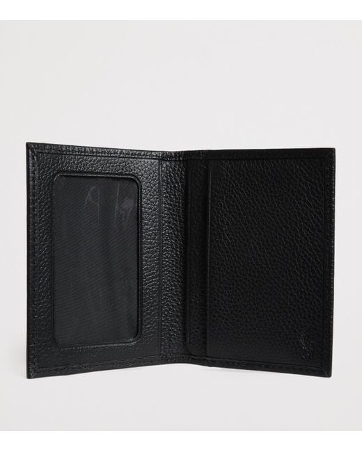 Men's Genuine Leather Slim Card Holder - RFID Blocking Bifold Wallet With ID Window, Black - View #12