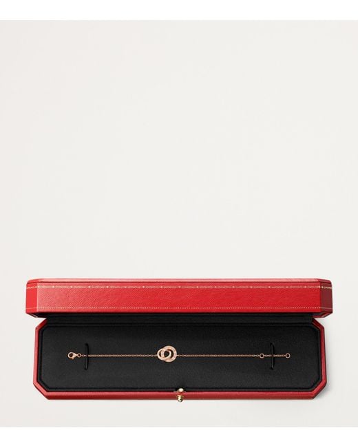 Cartier Metallic And Diamond Love Chain Bracelet