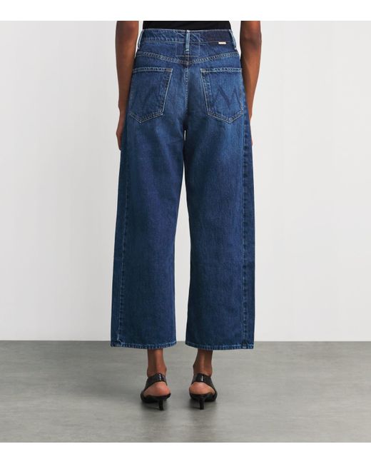 Mother Blue The Half-Pipe Wide-Leg Jeans