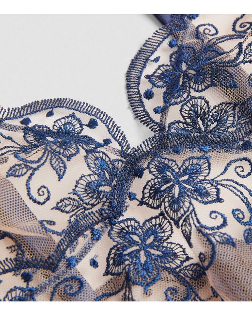 I.D Sarrieri Blue Sunset Lace-detail Bodysuit