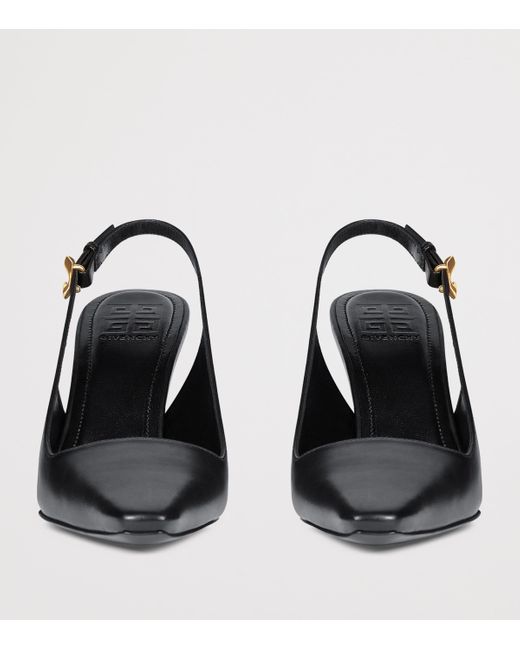 Givenchy Black G Cube Slingback Pumps 85