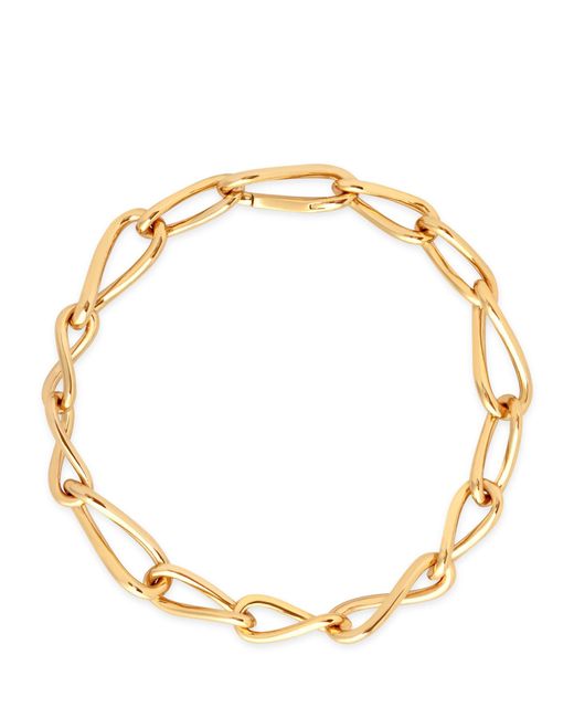 Astrid & Miyu Metallic Gold-plated Infinite Chain Bracelet