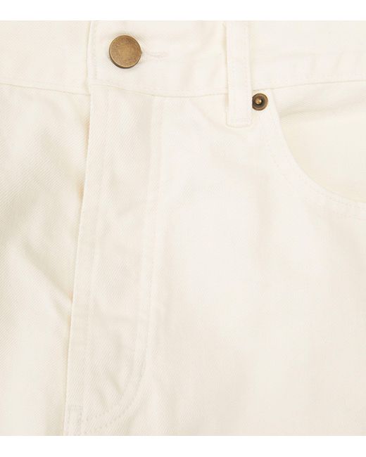 Fear Of God White Cotton Straight Jeans for men