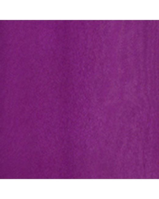 Dolce & Gabbana Purple Silk Pussybow Blouse