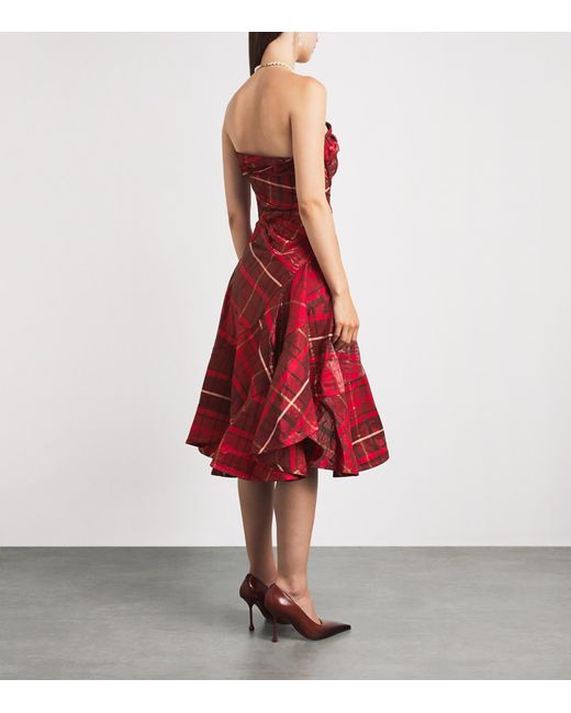 Vivienne Westwood Red Spiral Midi Dress