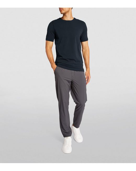 vuori Blue Cotton-Blend Tuvalu T-Shirt for men