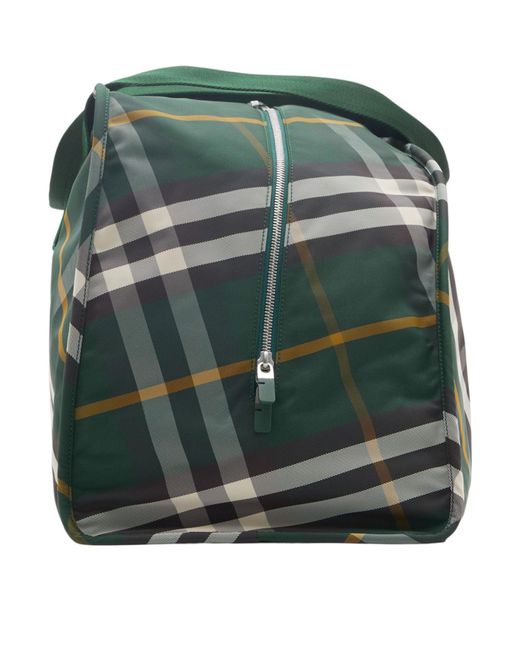 Burberry Green Large Shield Duffle Bag for men