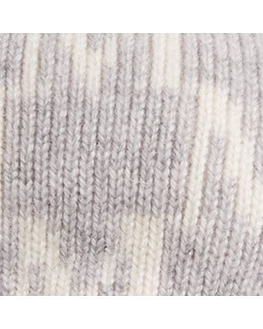 Max Mara Gray Cashmere Monogram Cap