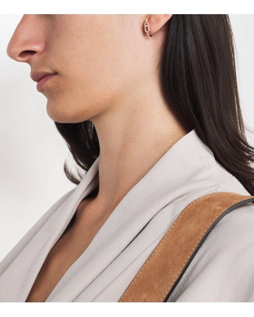 Messika Metallic And Diamond Move Uno Single Clip Earring