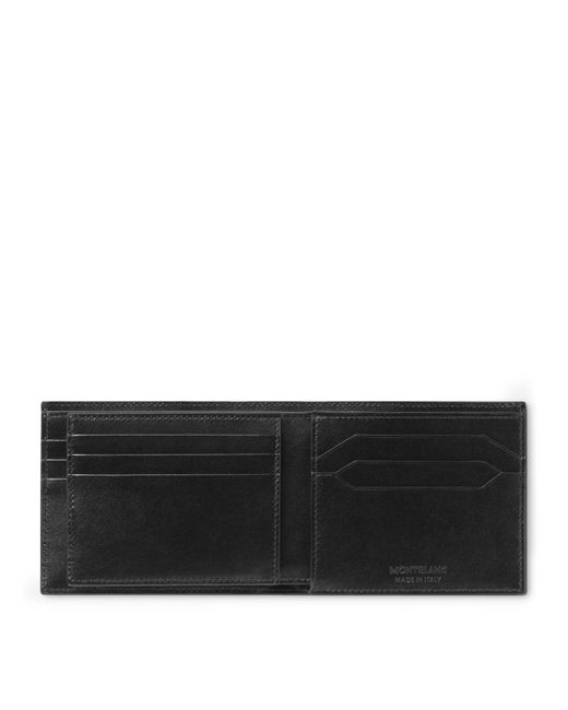 Montblanc Black Leather Meisterstück 12Cc Wallet for men