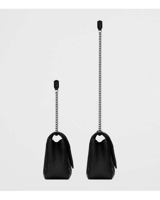 Saint Laurent Black Loulou Medium