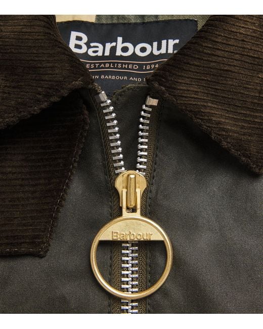 Barbour Gray Waxed Kettlewell Jacket