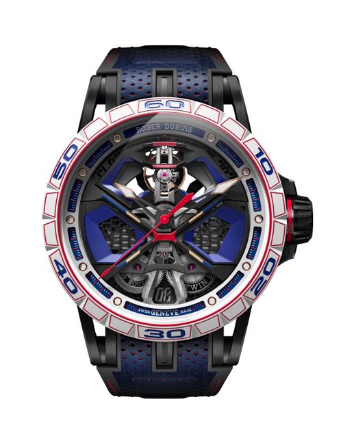 Roger Dubuis Blue Mcf And Titanium Excalibur Spider Huracan Mb Watch