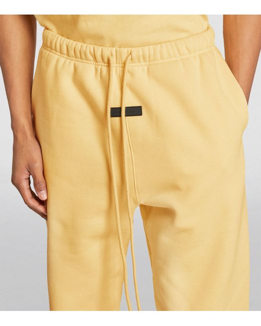 Fear Of God Yellow Cotton-blend Drawstring Sweatpants for men