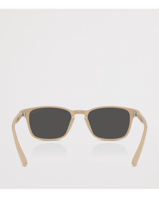 Prada Gray Acetate Pillow Sunglasses for men