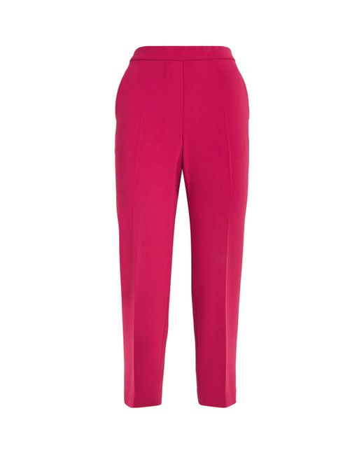 Theory Red Slim-Fit Treeca Trousers