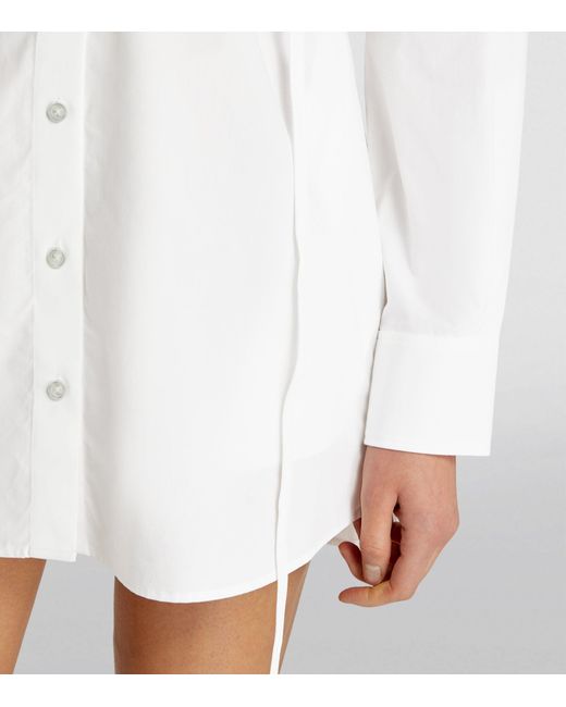 Alexander Wang White Layered Shirt Dress