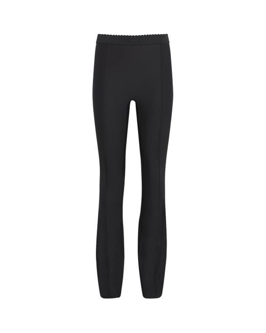 Skims Black High-Waisted Flared Leggings