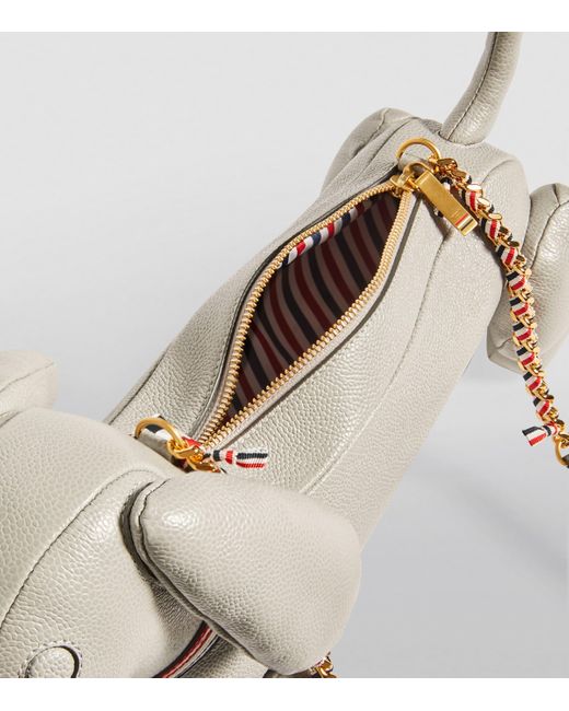 Thom Browne White Mini Hector Cross-Body Bag