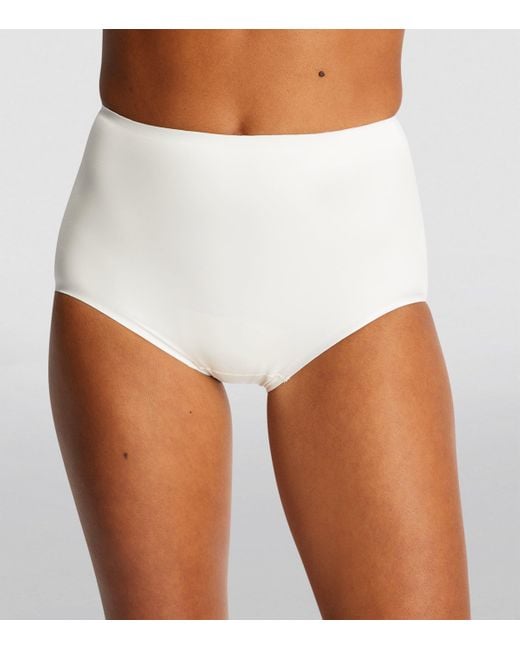 Spanx White Satin Shaping Briefs