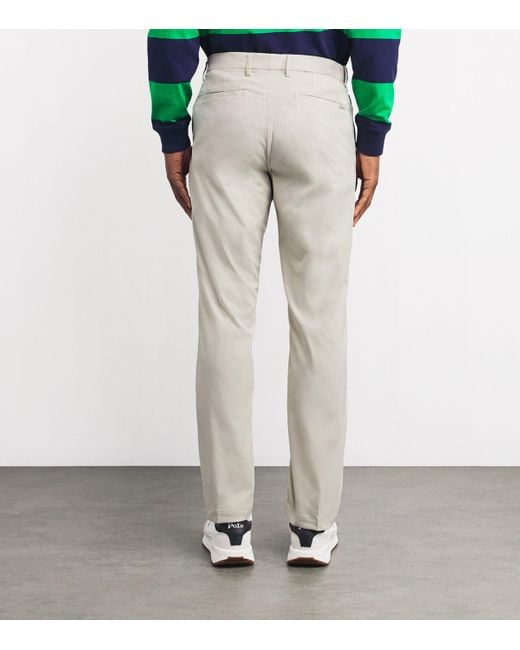 Ralph Lauren Gray Performance Twill Slim Trousers for men