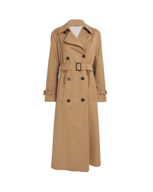 Weekend by Maxmara Natural Drawstring-Waist Trench Coat
