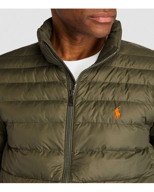 Polo Ralph Lauren Green Puffer Jacket for men