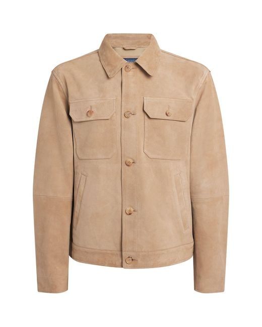 Polo Ralph Lauren Natural Suede Jacket for men