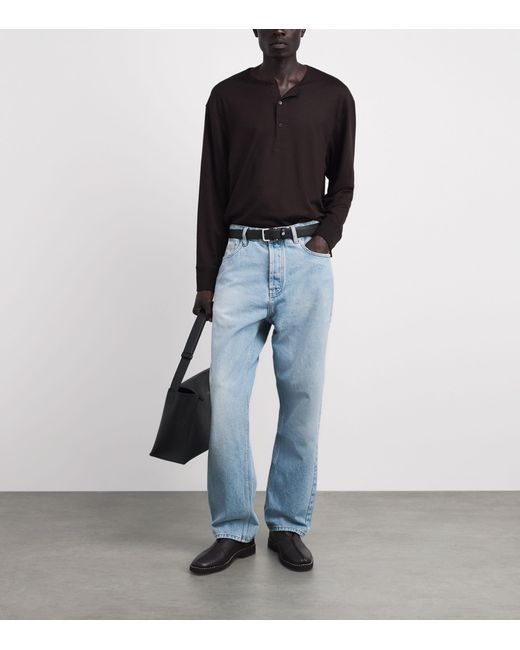 Studio Nicholson Blue Riso Straight Jeans for men