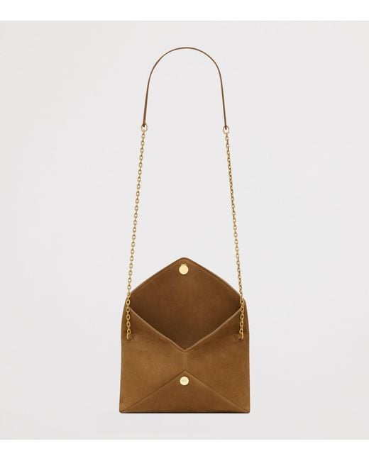 Saint Laurent White Small Envelope Messenger Bag