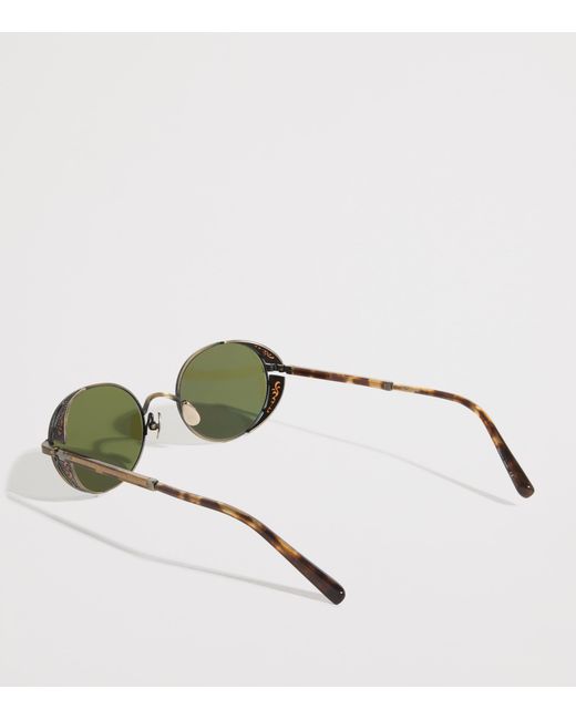 Matsuda Green M3137 Round Sunglasses for men