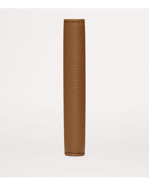 Saint Laurent Brown Leather Cassandre Bifold Wallet for men