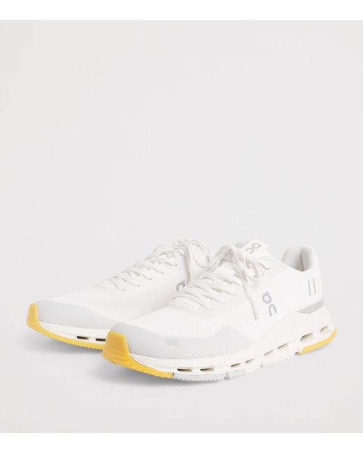 On Shoes White Cloudnova Form 2 Trainers for men
