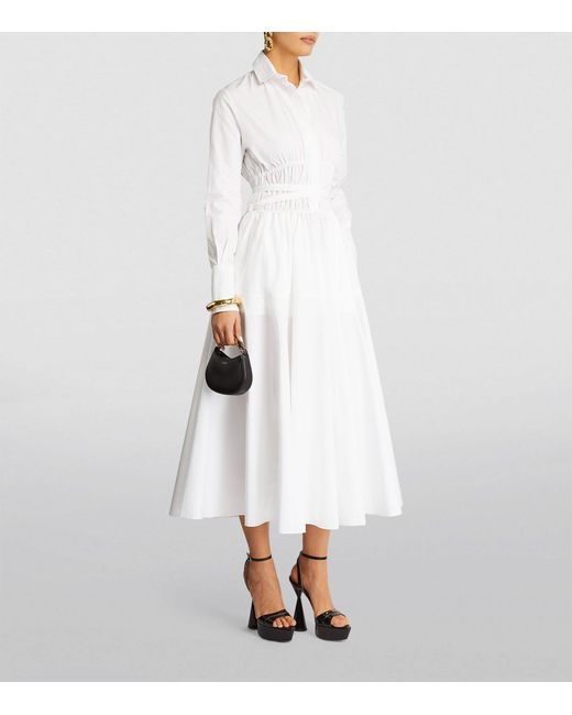 Patou White Midi Shirt Dress