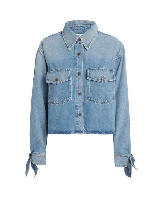Agolde Blue Hewitt Denim Shirt