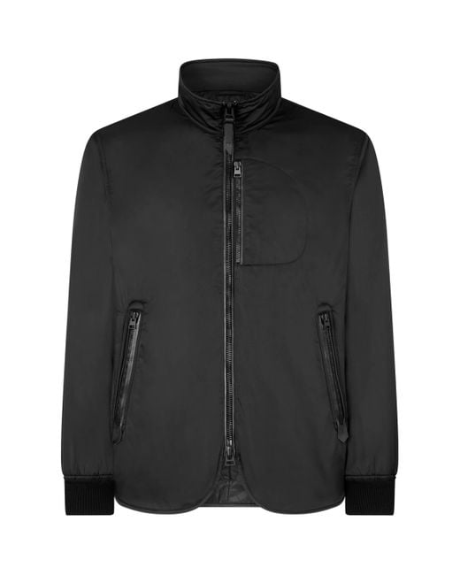Tom Ford Black Light-Fill Technical Jacket for men