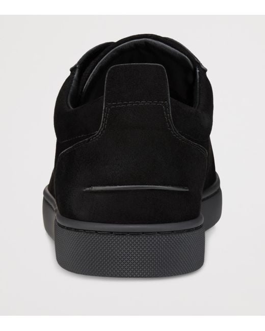 Christian Louboutin Black St. Louis Suede Slip-On Sneakers for men