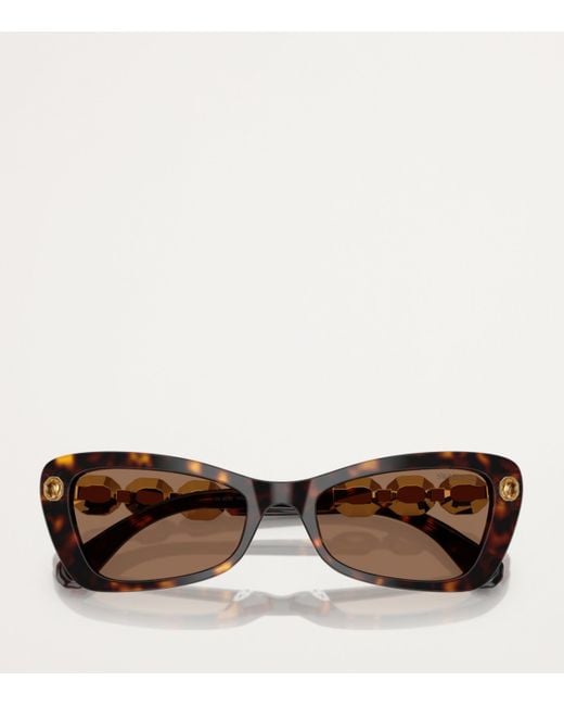 Swarovski Brown Acetate Sk6033 Sunglasses