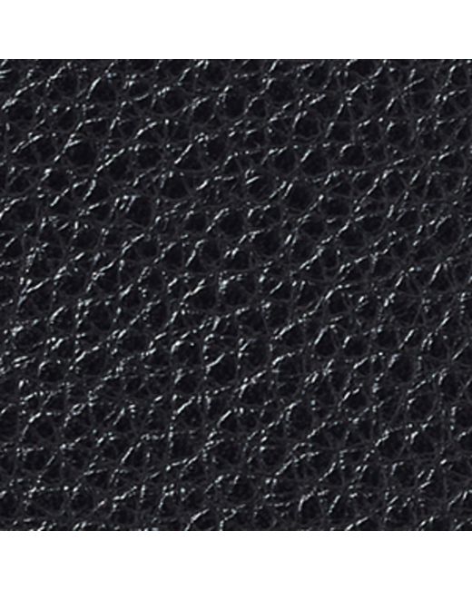 Aspinal Black Leather Hudson Toiletry Bag