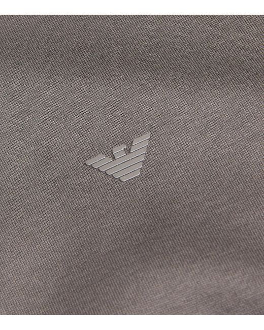 Emporio Armani Gray Eagle T-Shirt for men