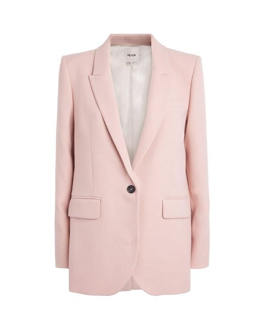 ME+EM Pink Twill Blazer